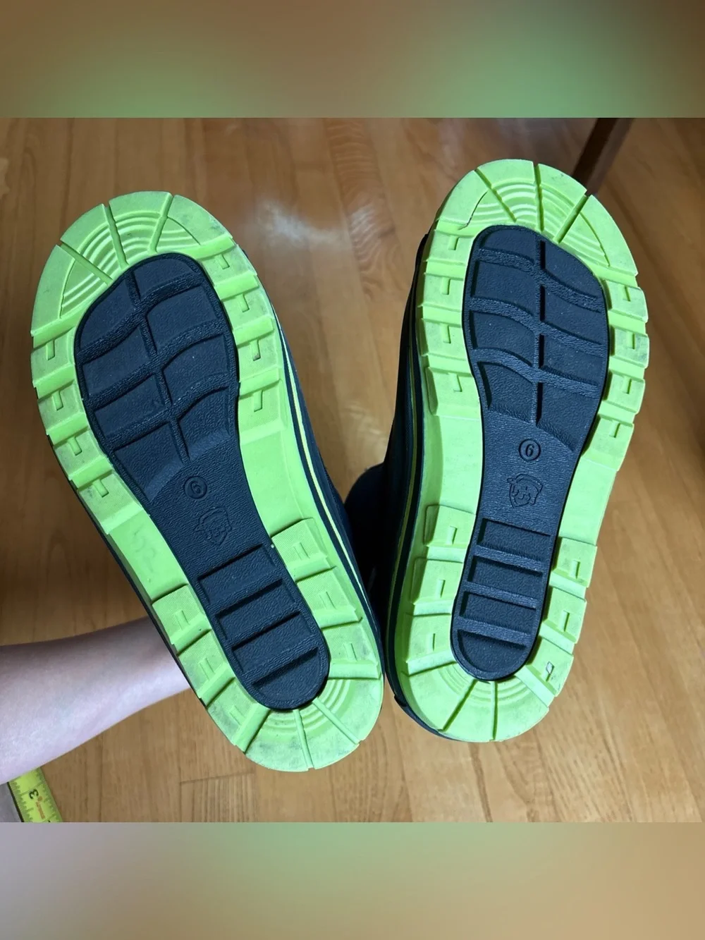 Arctic Shield Waterproof Snow Boots Insulated Blue Green Winter Youth Boys Sz 6